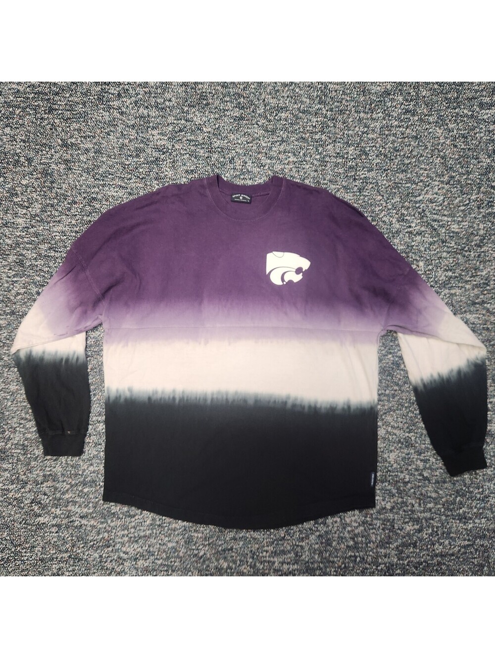 K-State Wildcats Tie-Dye Long Sleeve Sweatshirt